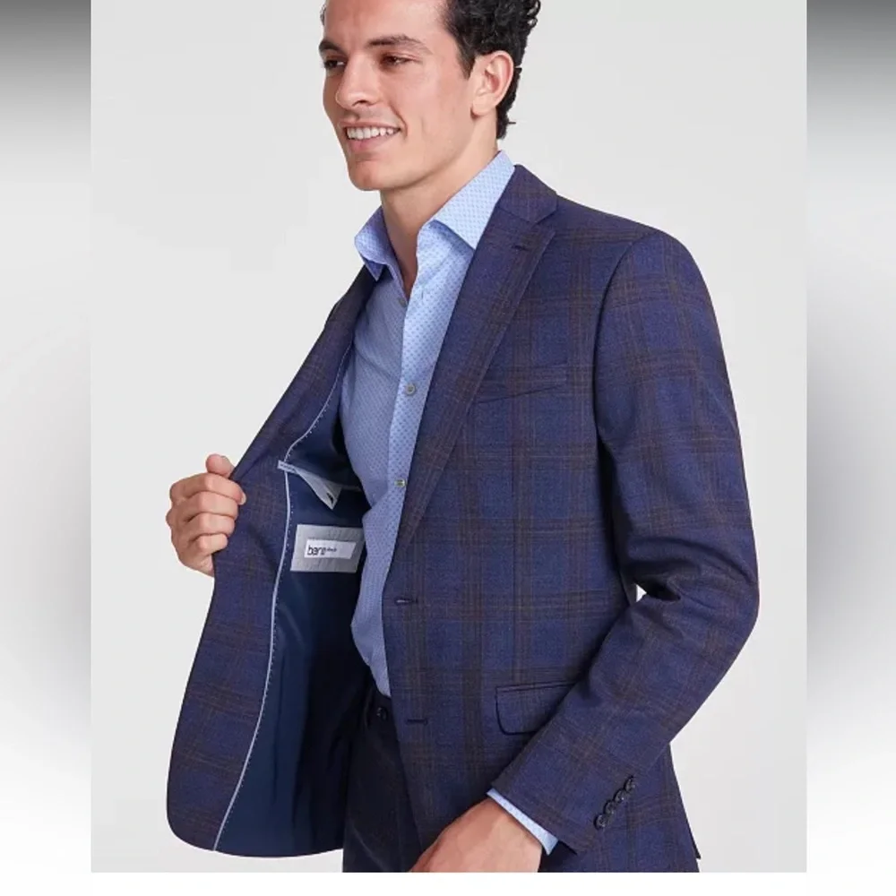 Bar III Two Piece Suit Men's Slim-Fit  Jacket and Pants - Picture 4 of 11
